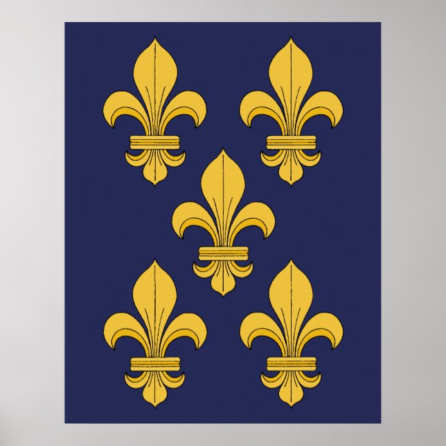 Poster Fleur-de-lis (Frente)