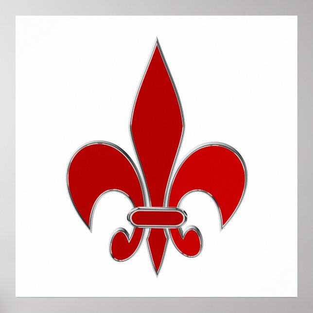 Poster Fleur de Lis (Frente)
