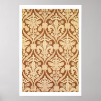 "Fleur-de-Lis", papel de parede de reprodução conc