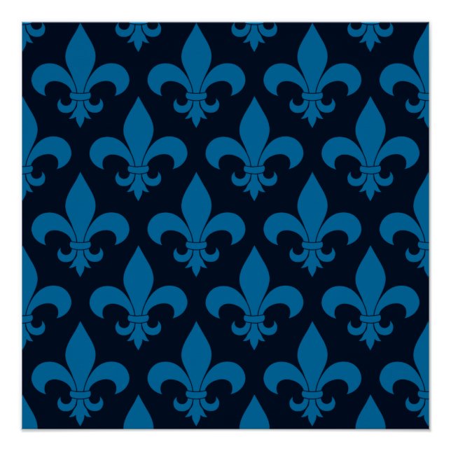 Póster Fleur de lis Pattern Classic (Frente)