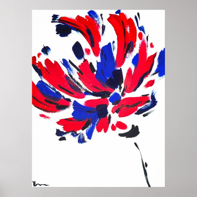 Poster Fleur éclatée (Frente)