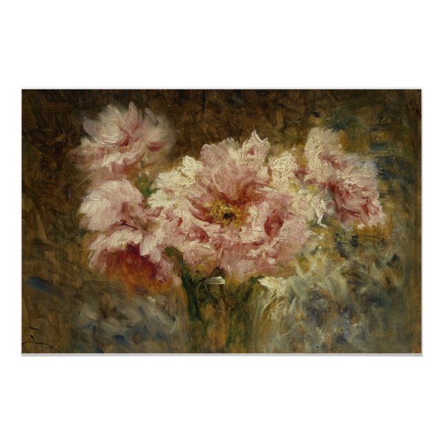 Póster Fleurs - Félix Ziem (Frente)