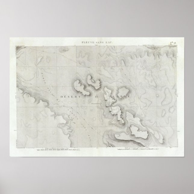 Póster Fleuve Sans Eau, Egito (Frente)