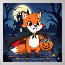 Flicker the Fox - Vampiro de Halloween