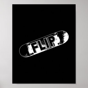 Poster Flip Skate de skateboard Design de skate Skateboar