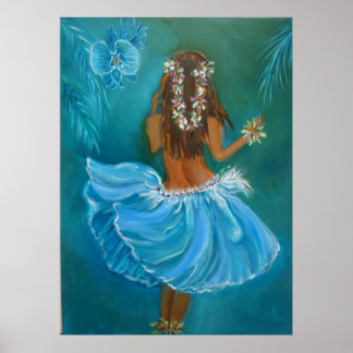 Poster Flirty Hula Skirt
