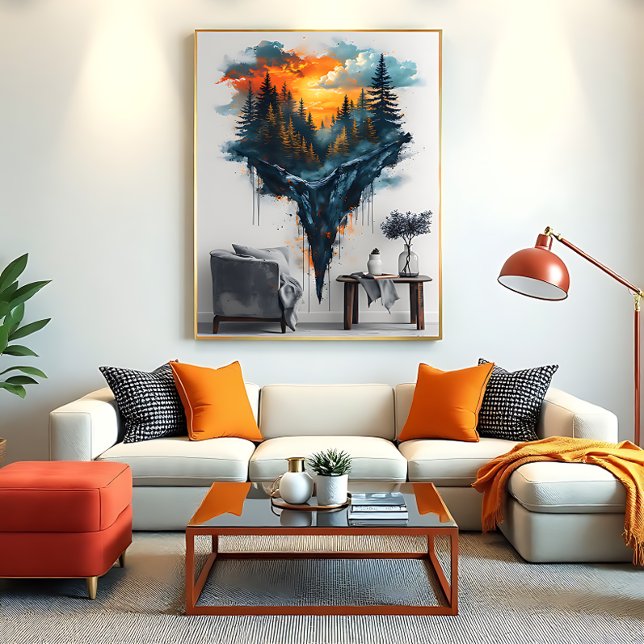 Poster Floating Forest Dreamy (Criador carregado)