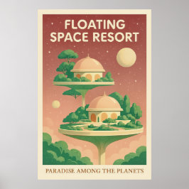 Poster Floating Space Resort