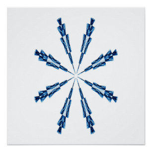 Póster Floco de neve...