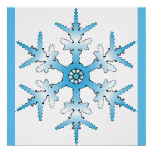 Póster Floco de Neve