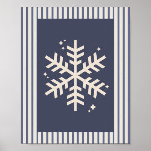 Poster Floco de neve Azul Strike