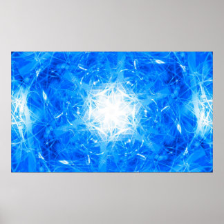 Póster Floco de neve elétrico