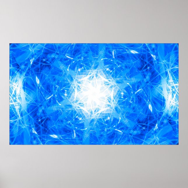 Póster Floco de neve elétrico (Frente)