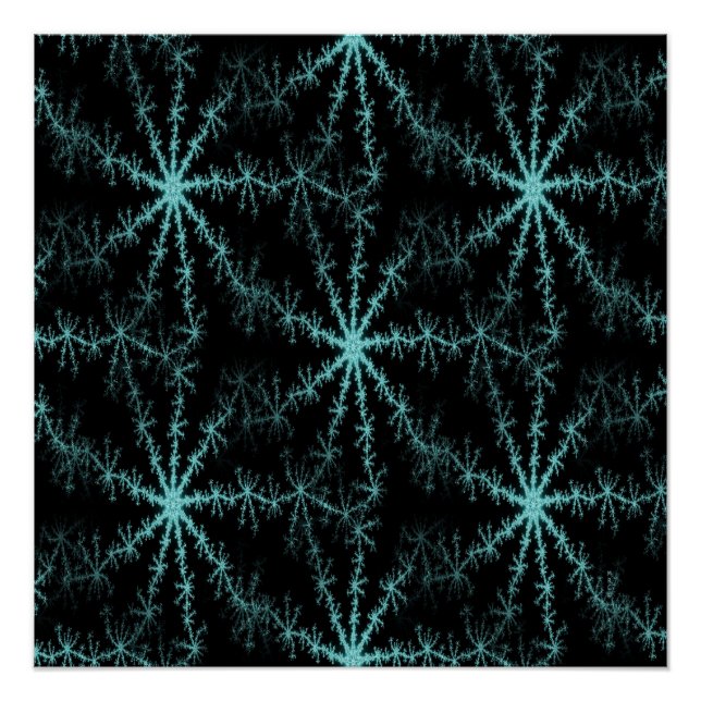 Póster Flocos de neve no para-brisa... (Frente)