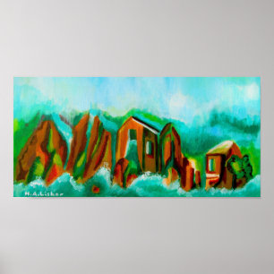 Póster Flood Alpino