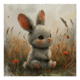 Póster Flopsy Fancy: Um Coelhinho Cheio de Capricho