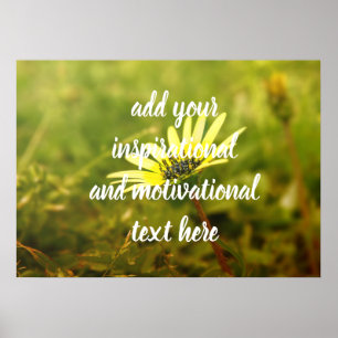 Poster Flor amarela
