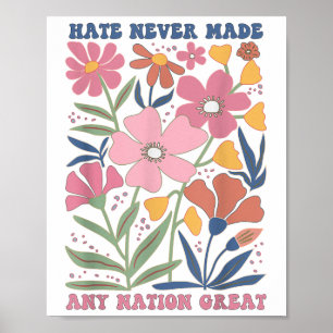 Poster Flor Anti-Trump Floral Anti-Trump