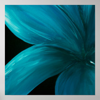 Póster Flor Azul