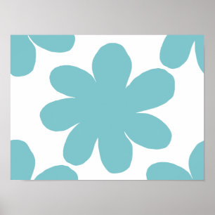 Poster Flor azul