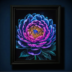 Poster Flor Azul