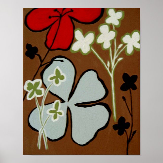 PÓSTER FLOR AZUL SUPERIOR (Frente)