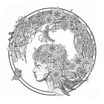 Flor-chave: cor LARGE DIY por Sonja A.S.