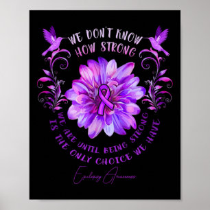 Poster Flor da Consciencialização da Epilepsia Não Sabemo