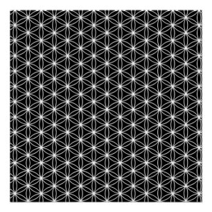 Póster Flor da geometria sagrado da vida