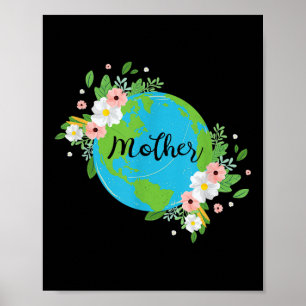 Poster Flor da Mãe Terra Proteção Ambiental Natur