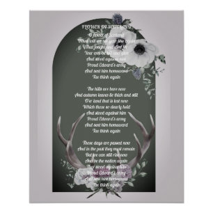 Póster Flor da Scotland Lyrics