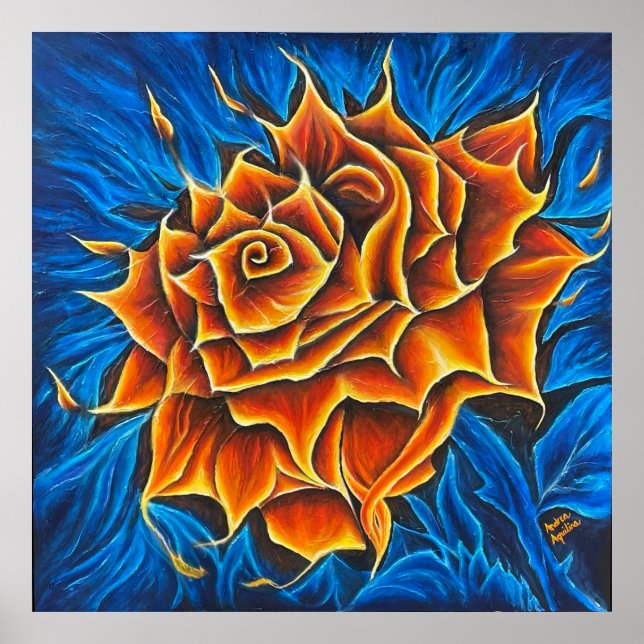 Poster Flor dançante (Frente)