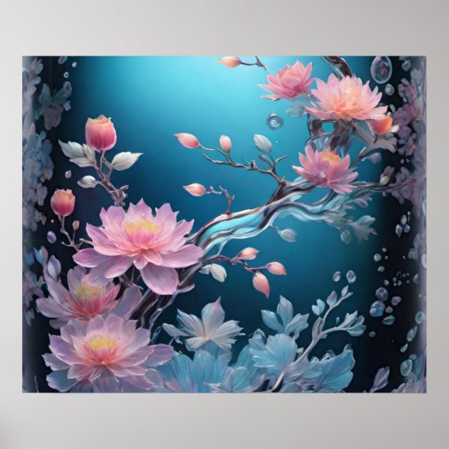 Poster Flor de água (Frente)