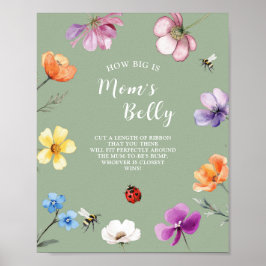 Poster Flor de Campo Lovebug Quão Grande é a Barriga da M