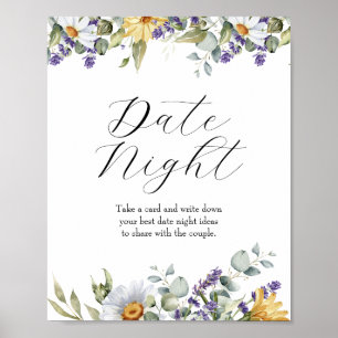 Poster Flor de Campo Selvagem   Ideias para Noite de Enco