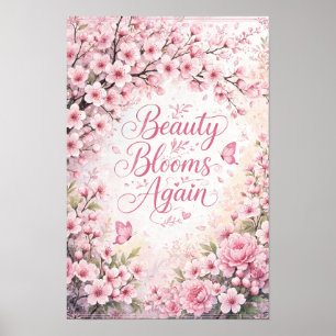Poster Flor de Cerejeira: A Beleza Floresce Novamente