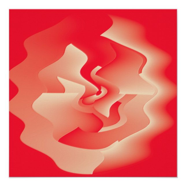 Póster flor de coral (Frente)