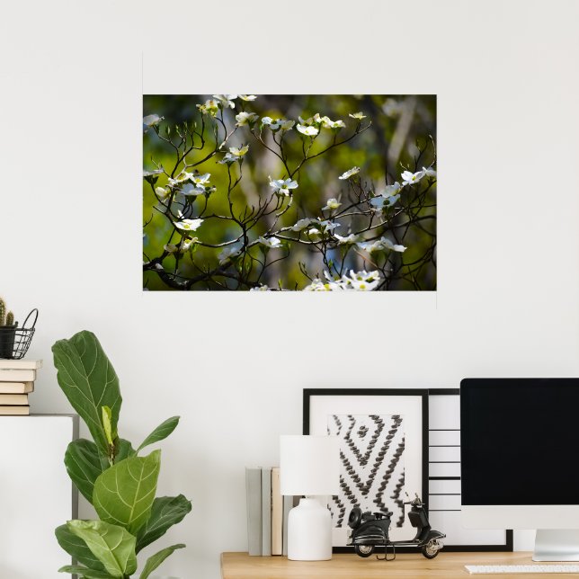 Poster Flor de Corniso,  (Escritório em casa)