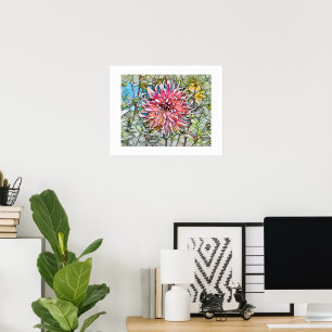 POSTER FLOR DE DÁLIA