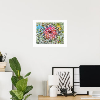 POSTER FLOR DE DÁLIA