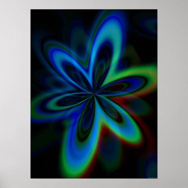 Póster Flor de Groovy (Frente)