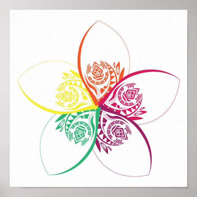 Poster flor de ilha (Frente)