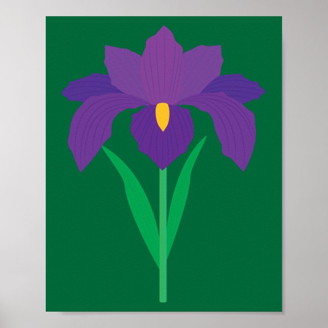 Poster Flor de Íris (Frente)
