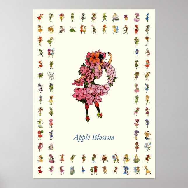 Póster Flor de Maçã (Frente)