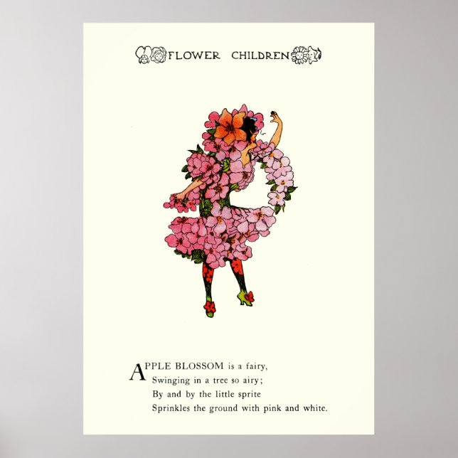 Póster Flor de Maçã (Frente)