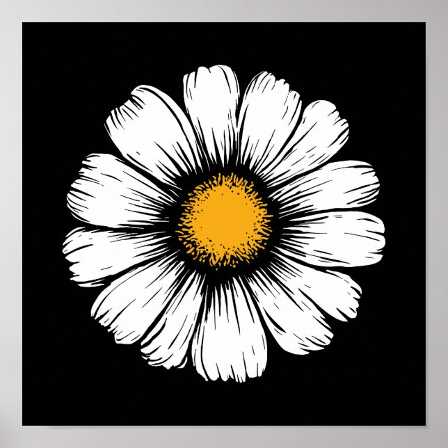 Poster Flor de Margarida (Frente)