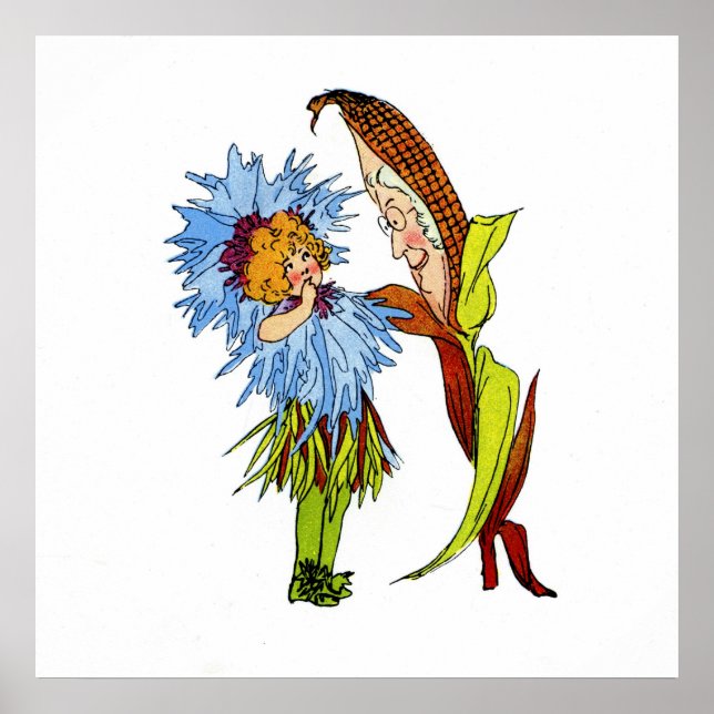 Póster Flor de milho (Frente)