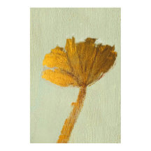 Flor de Ouro sobre Tela