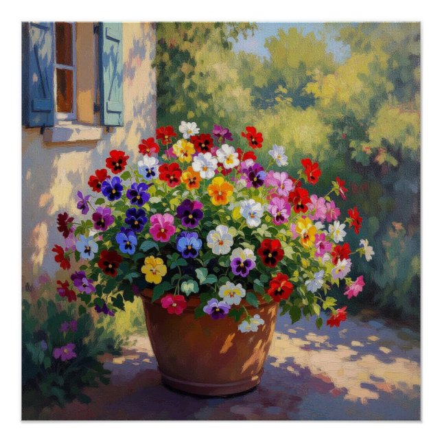 Póster Flor de Pensamento (Frente)