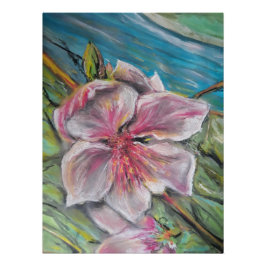 Póster Flor de pêssego